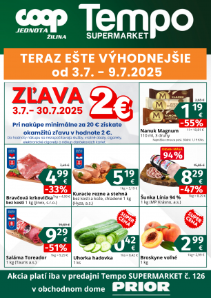 Leták - týždenná akcia