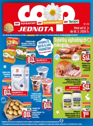 Leták - COOP Jednota Žilina - všetky predajne