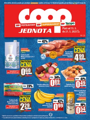 Leták - COOP Jednota Žilina - všetky predajne