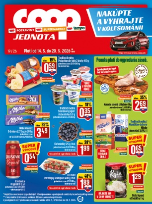 Leták - COOP Jednota Žilina - všetky predajne