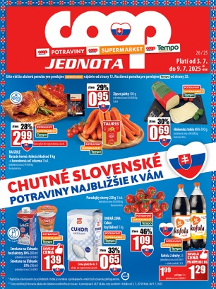 Leták - COOP Jednota Žilina - všetky predajne