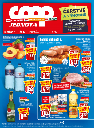 Leták - COOP Jednota Žilina - všetky predajne
