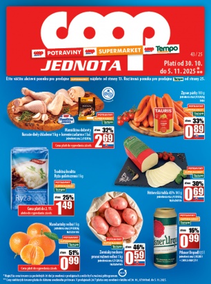 Leták - COOP Jednota Žilina - všetky predajne