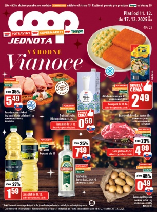 Leták - COOP Jednota Žilina - všetky predajne