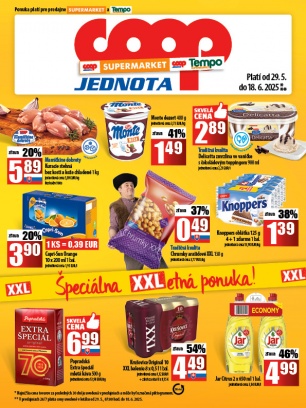Leták - SUPERMARKETY - XXL špeciál