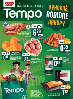 Leták - Tempo SUPERMARKET