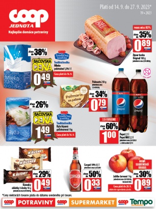 Leták - COOP Jednota Žilina - všetky predajne