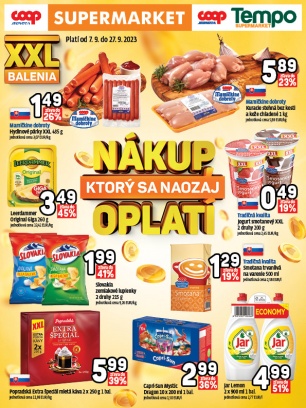 Leták - SUPERMARKETY - XXL špeciál
