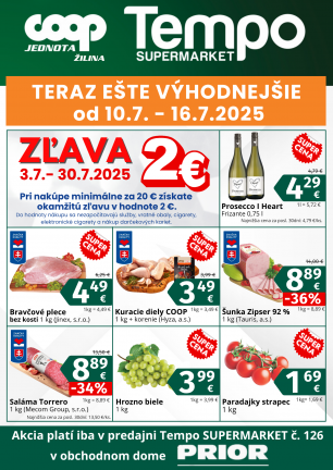 Leták - týždenná akcia