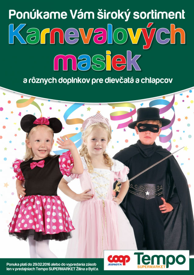 karnevalove masky
